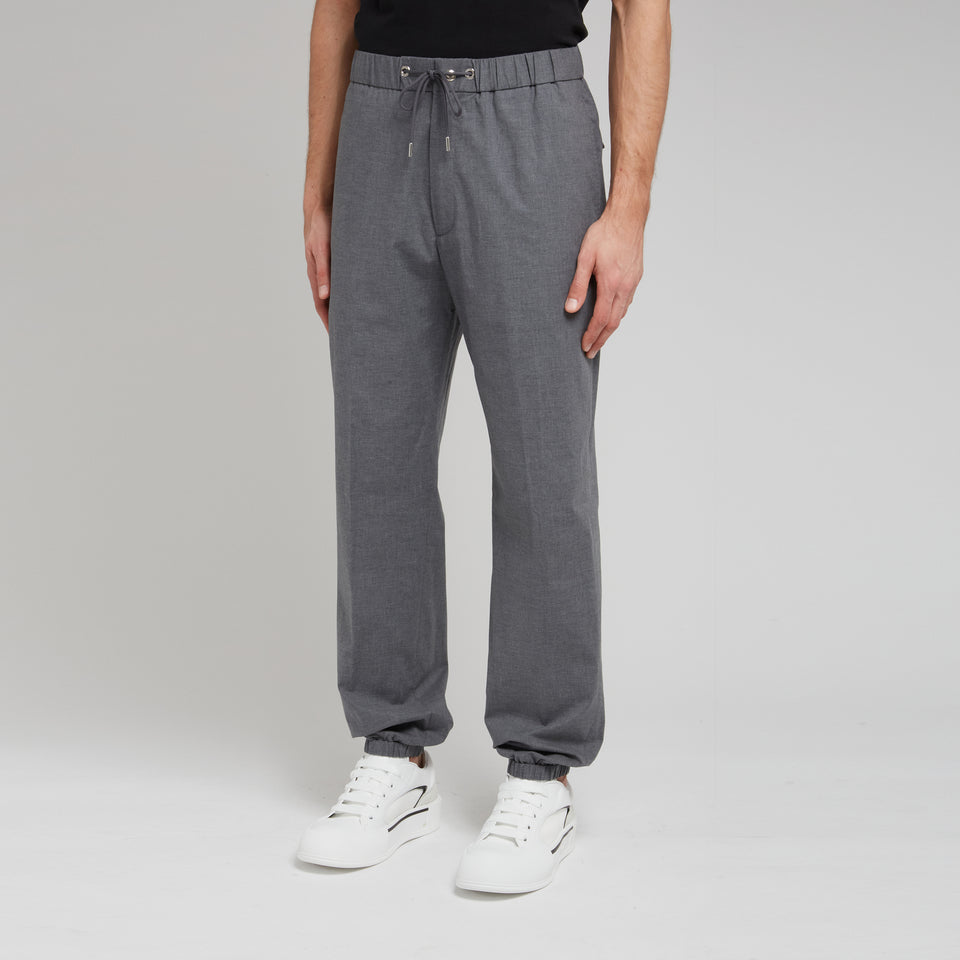 Pantalone in cotone grigio