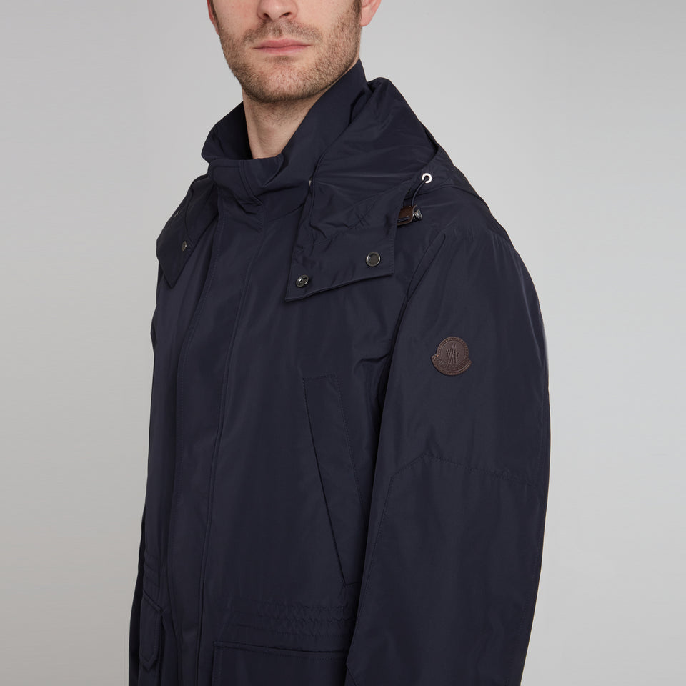 "Coupa" jacket in blue fabric
