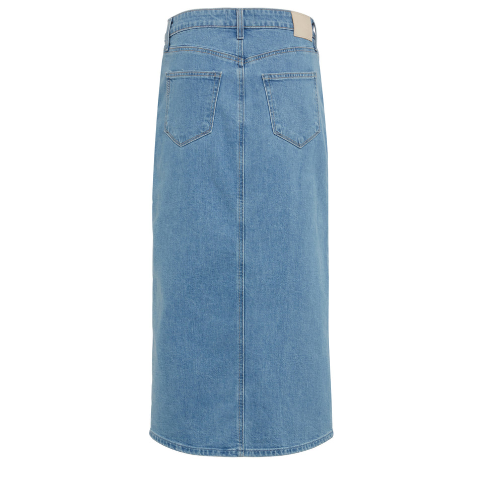 Angela skirt in blue denim GIO MORETTI