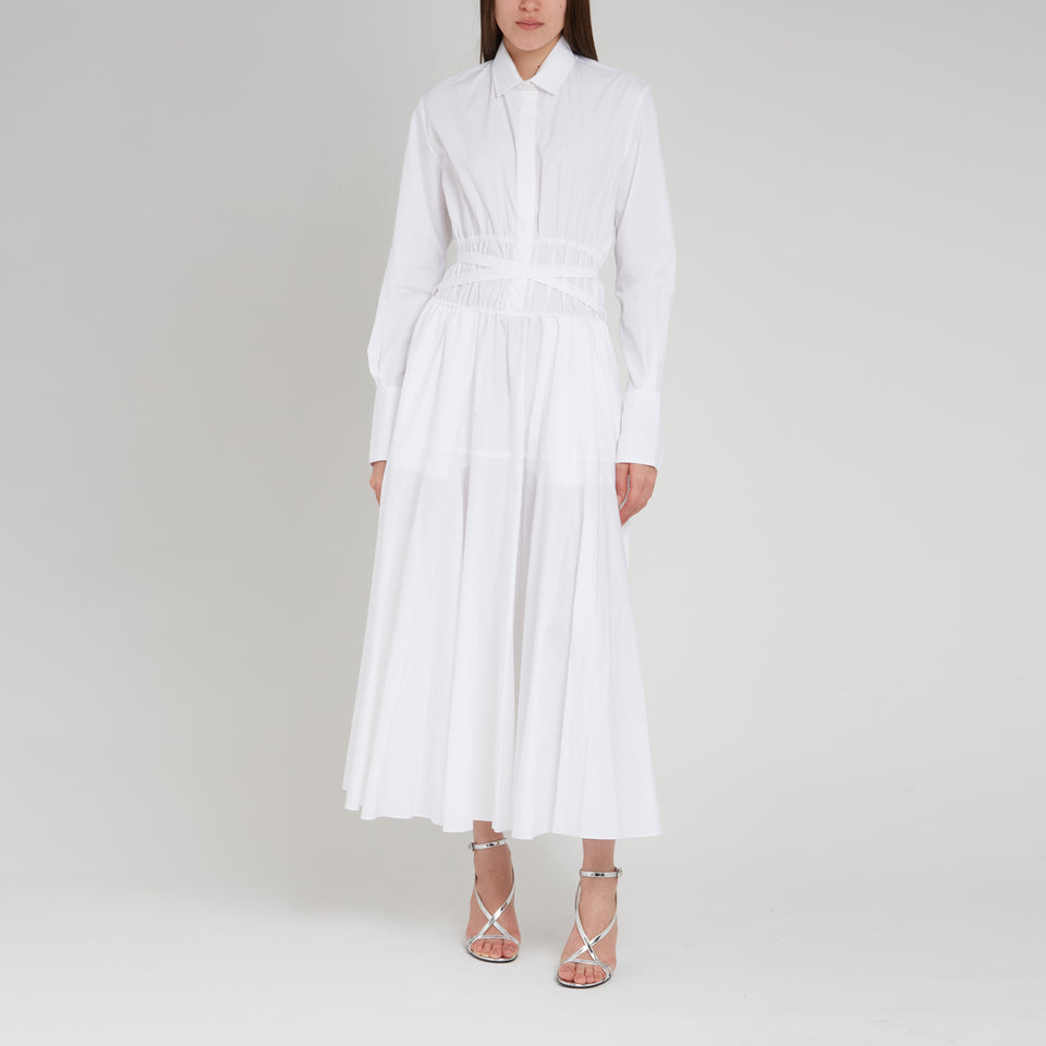 White cotton maxi dress