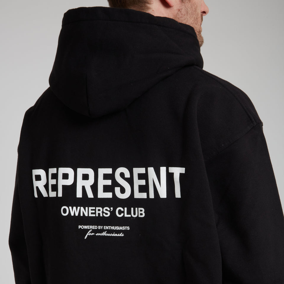 Felpa ''Owners Club Hoodie'' in cotone nera