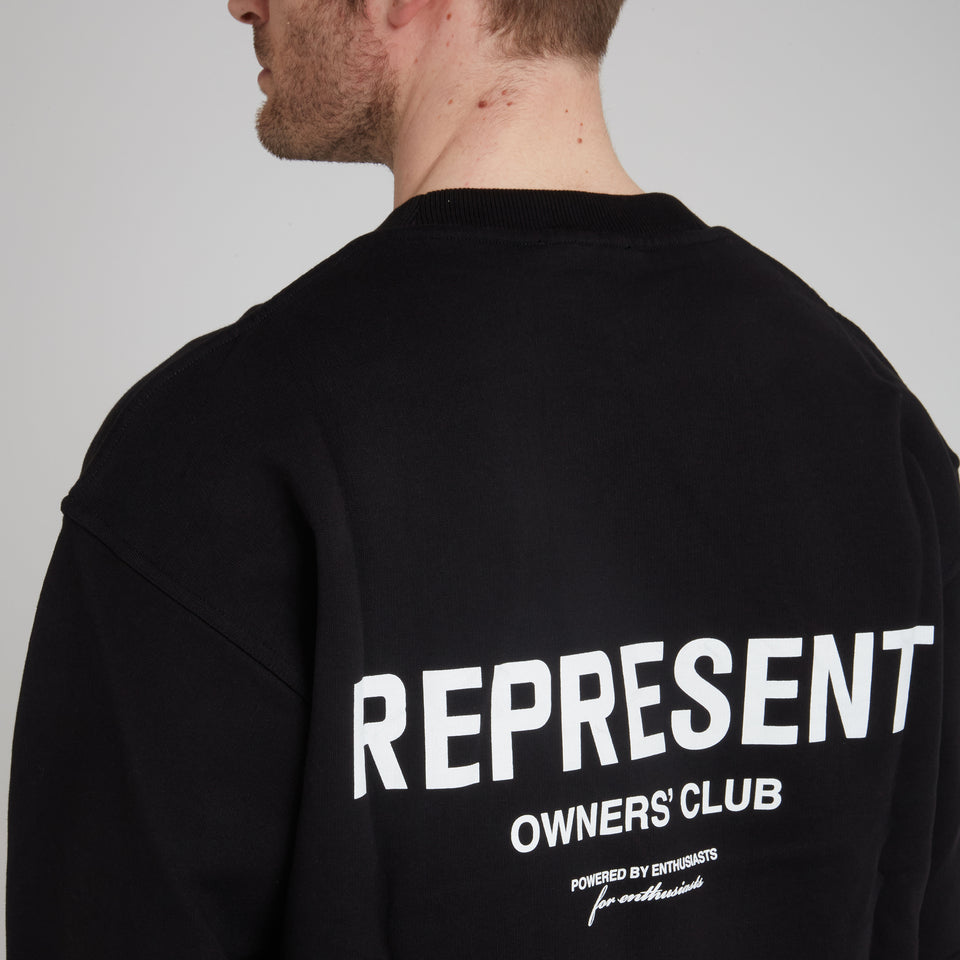 ''Owners Club Hoodie'' sweatshirt in black cotton