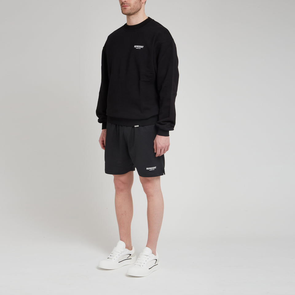 ''Owners Club Hoodie'' sweatshirt in black cotton