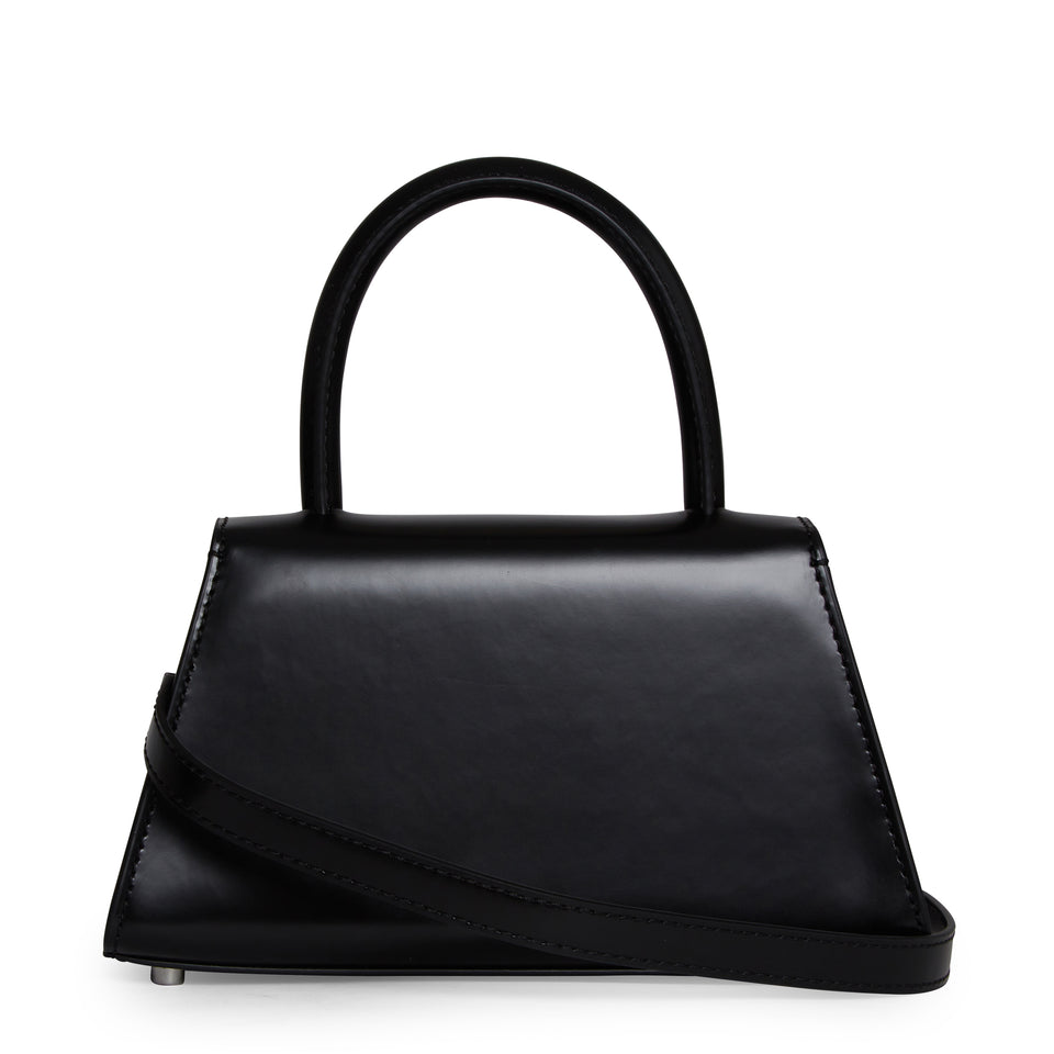 ''Bow Bag'' handbag in black patent leather