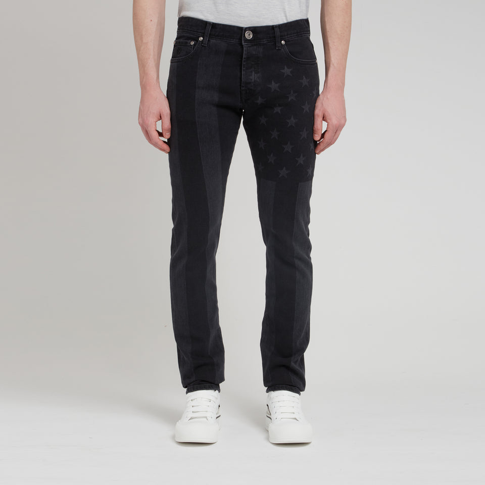 Jeans in denim nero