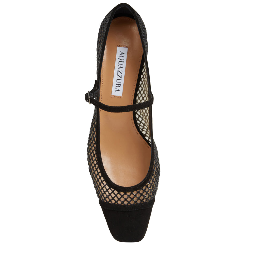 AQUAZZURA MYCMIDP0SREBLACK