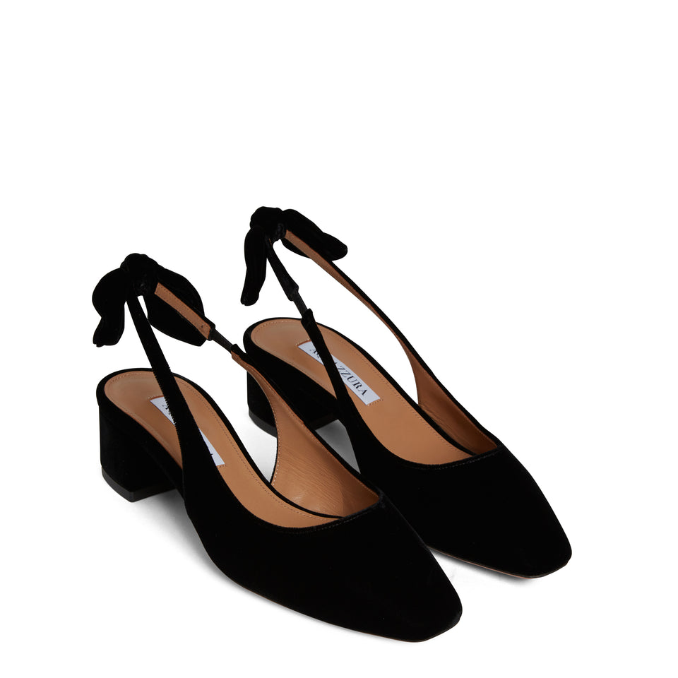 AQUAZZURA VBTMIDL1VELBLACK