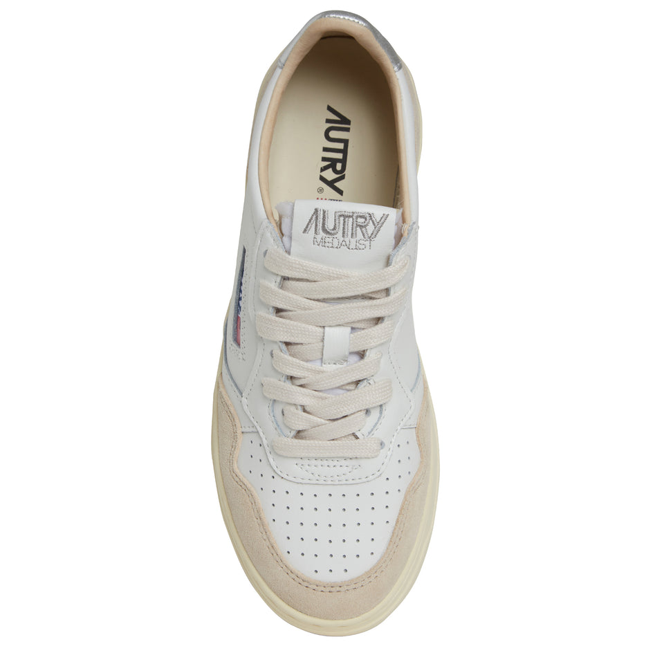 ''Medalist Low'' sneakers in white leather