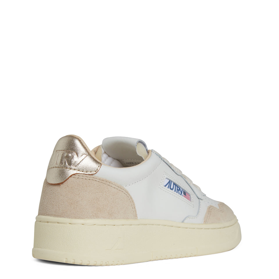 Sneakers ''Medalist Low'' in pelle bianca