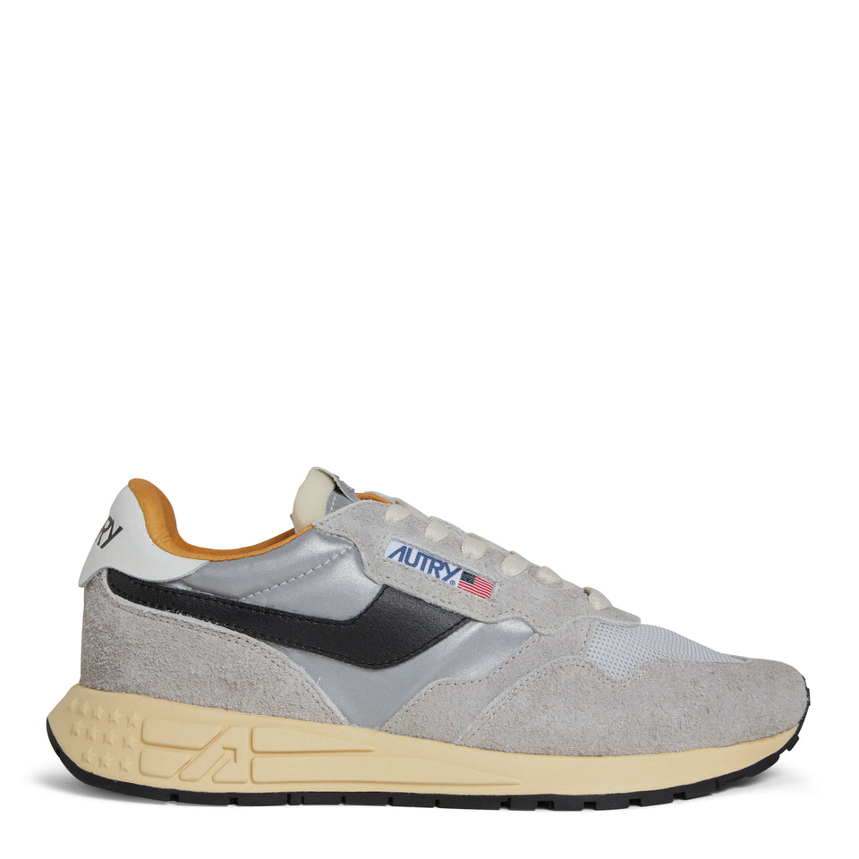 "Reelwind" sneakers in grey leather