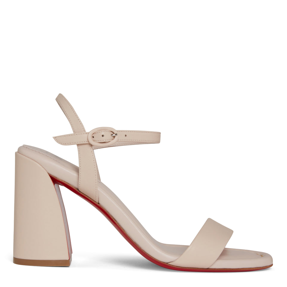 Sandali "Miss Jane 85" in pelle beige