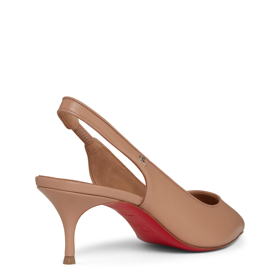 Slingback "Sporty Kate Sling 55" in pelle beige