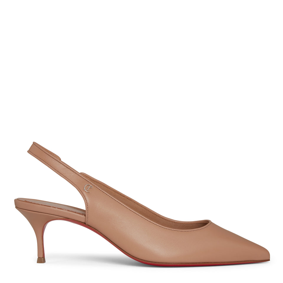 Slingback "Sporty Kate Sling 55" in beige leather