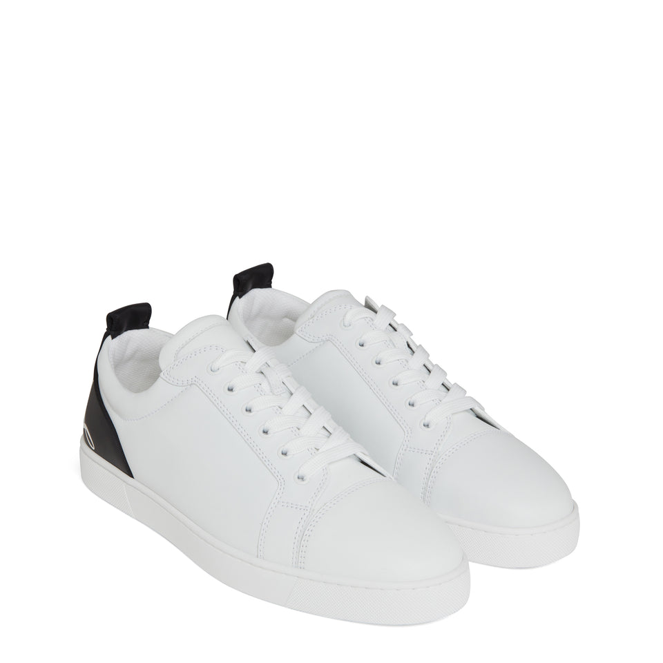 "Fun Louis Junior" sneakers in white leather