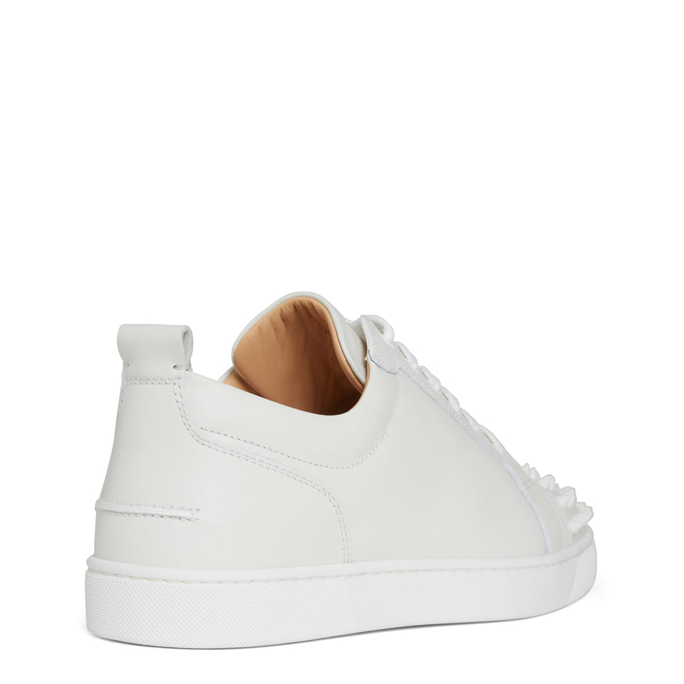 "Louis Junior Spikes" sneakers in white leather