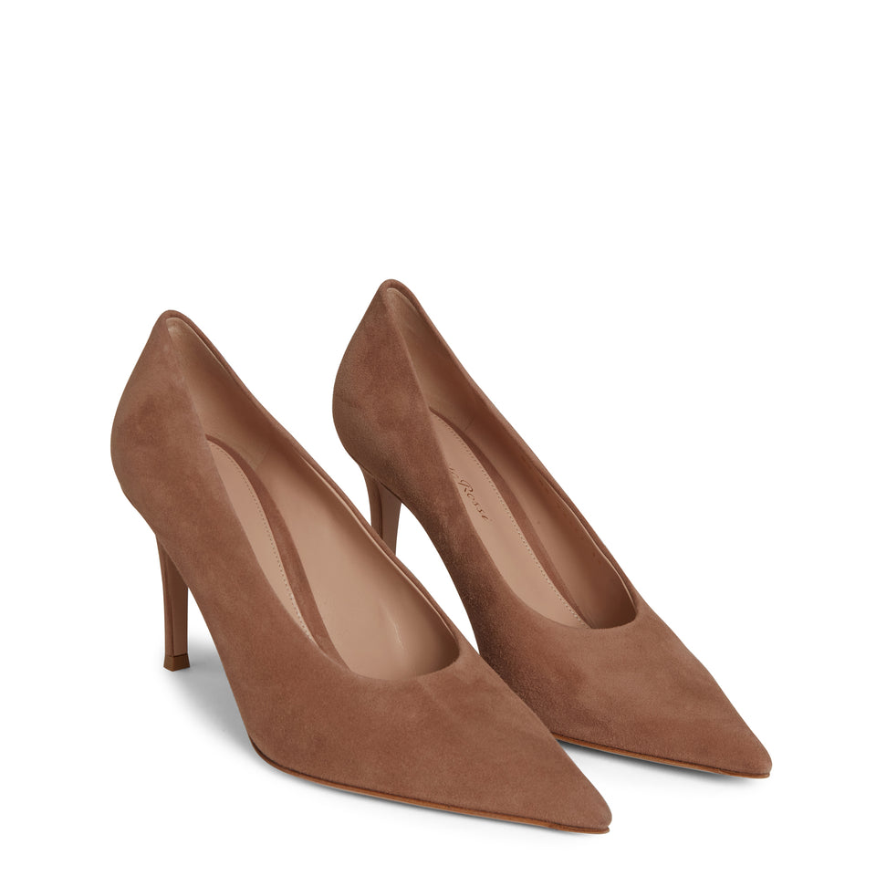 ''Robbie 85'' pumps in brown suede