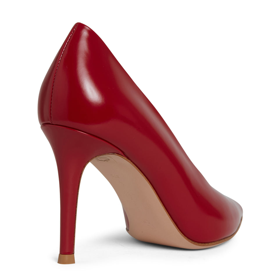 ''Robbie 85'' red leather pumps