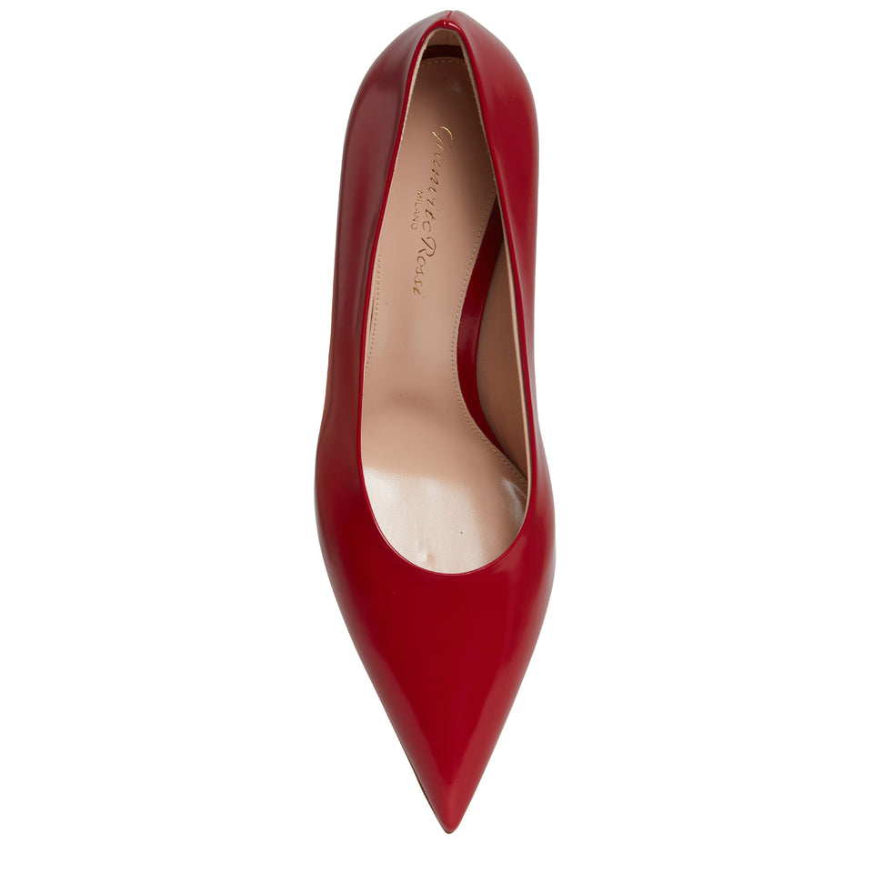 ''Robbie 85'' red leather pumps