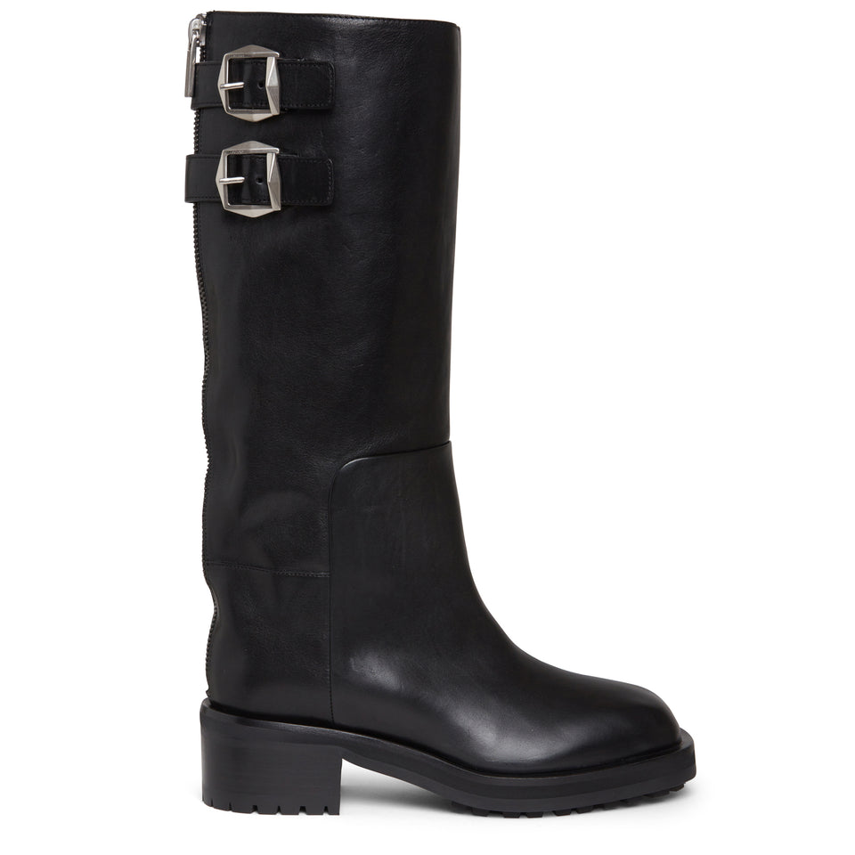 "Brooklyn 50" boot in black leather