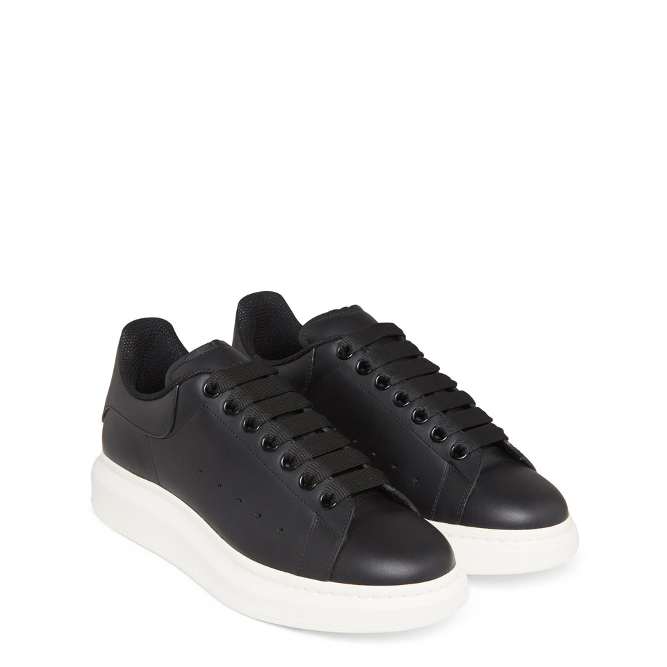 Sneakers oversize in pelle nere