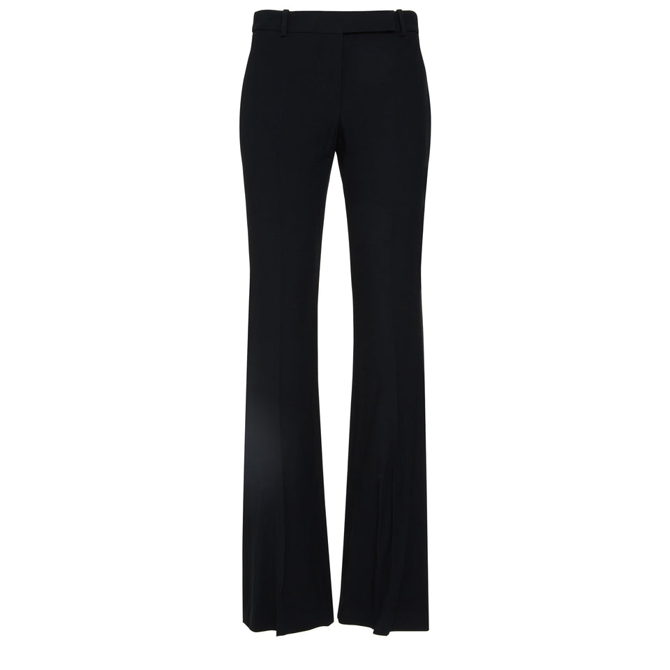 Tailored trousers in black fabric