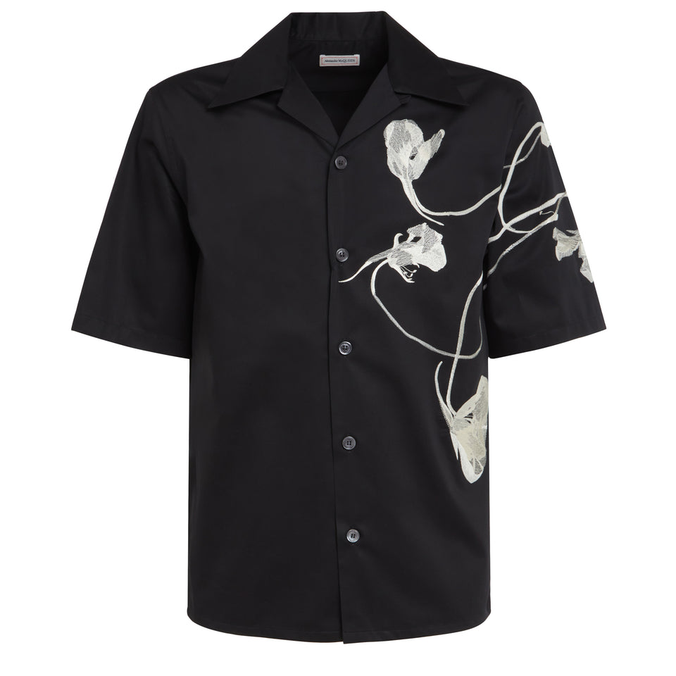 Black fabric shirt