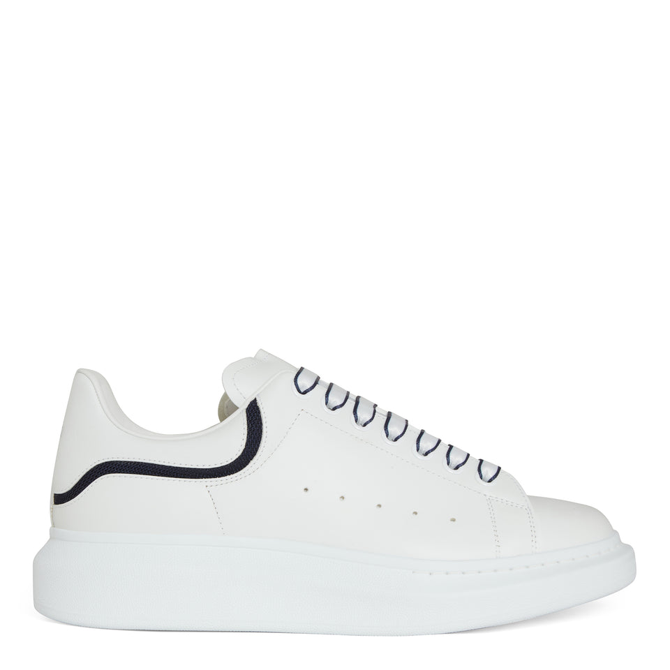 Sneakers oversize in pelle bianca