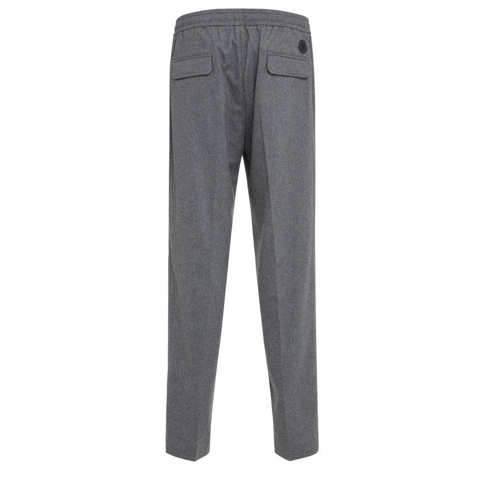 Grey wool trousers