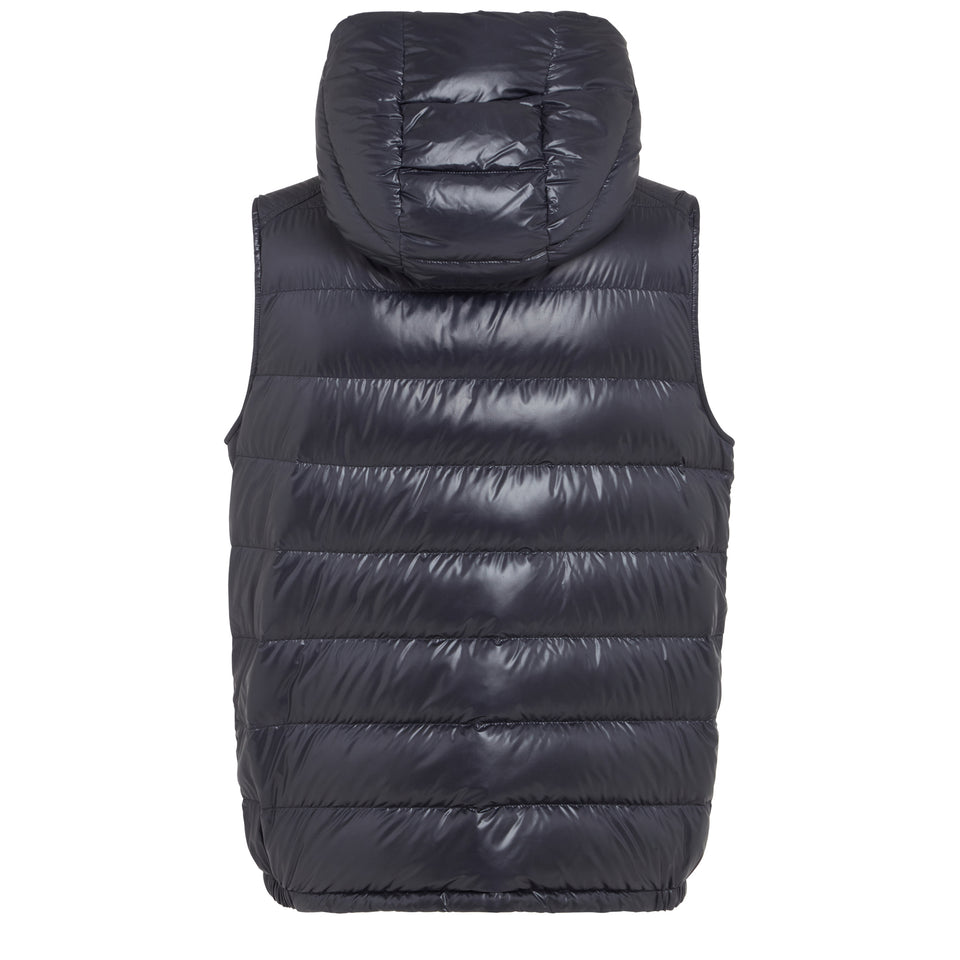 "Barant" vest in blue nylon