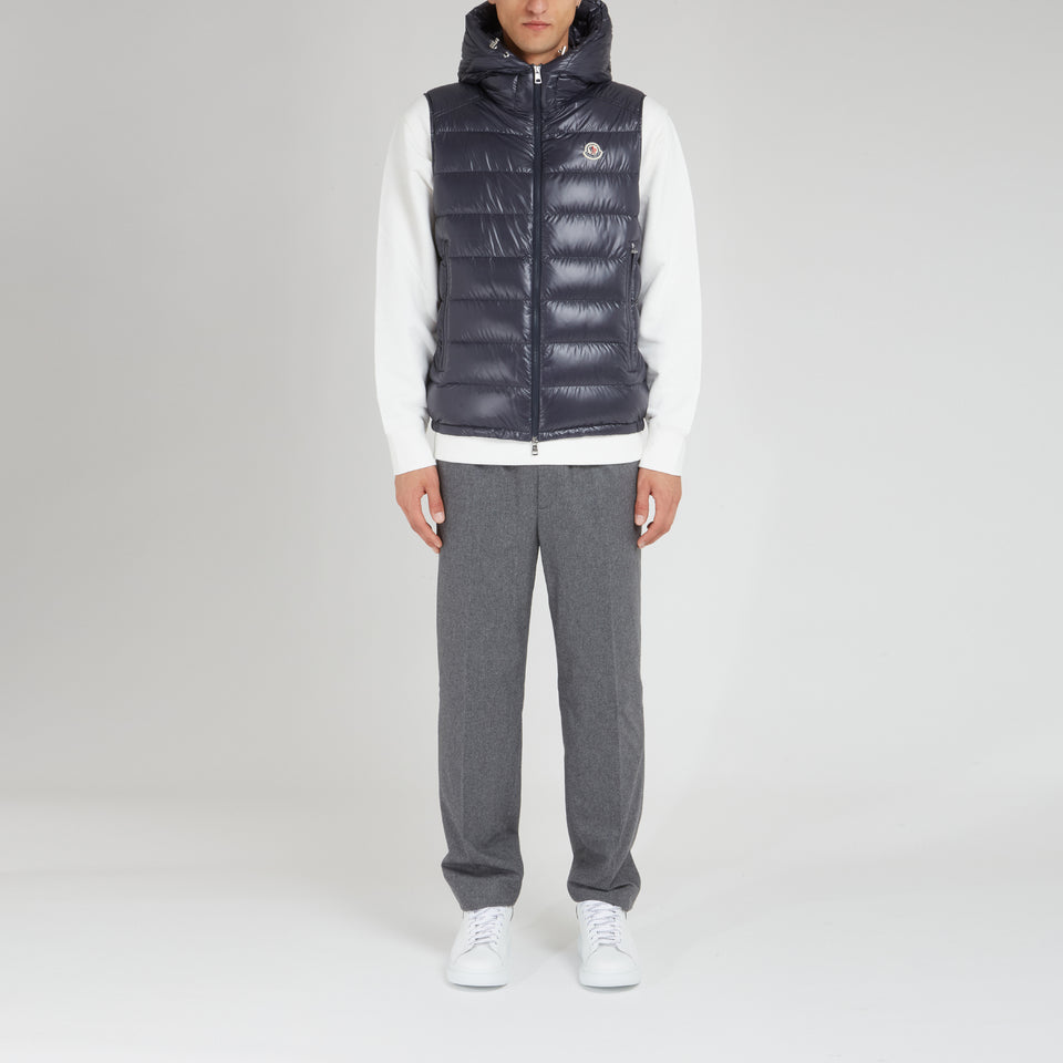 "Barant" vest in blue nylon