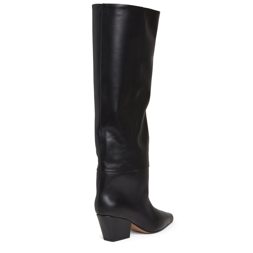 "Jane 60" black leather boot