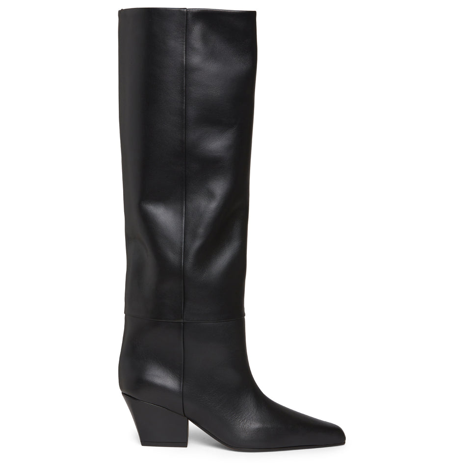 "Jane 60" black leather boot