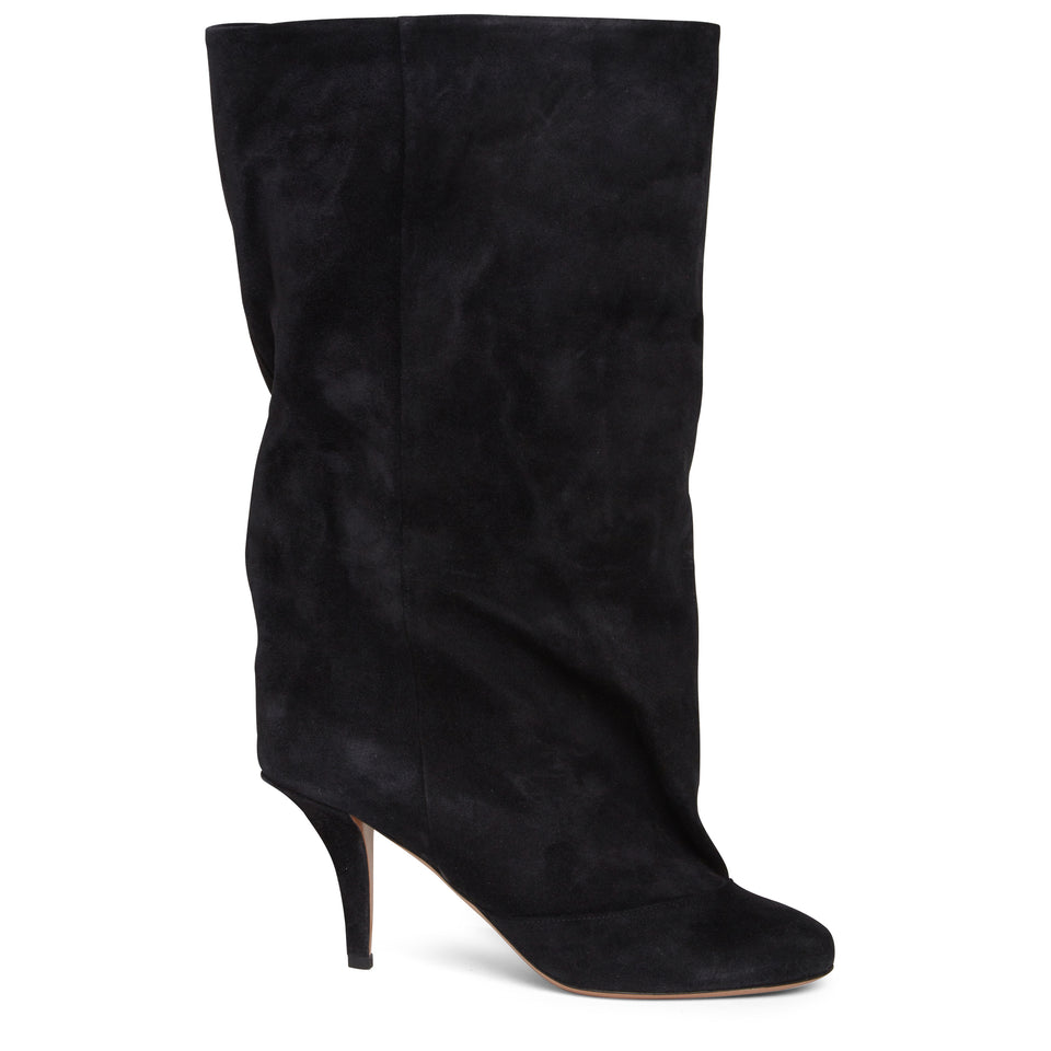 Cheap black suede boots best sale