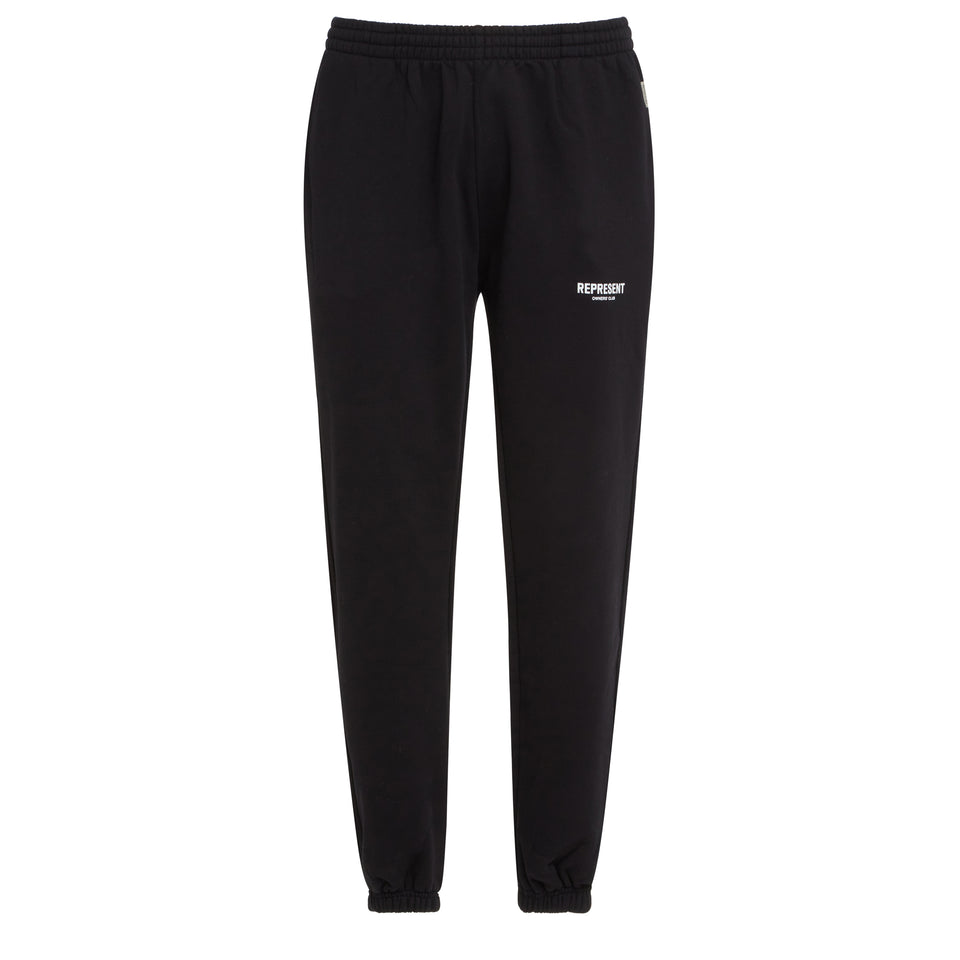 Pantalone jogger  in cotone nero