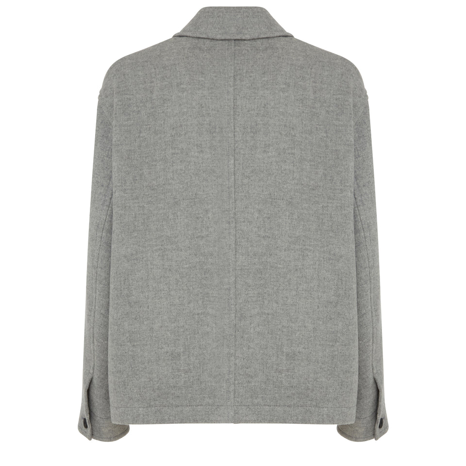 Grey wool jacket