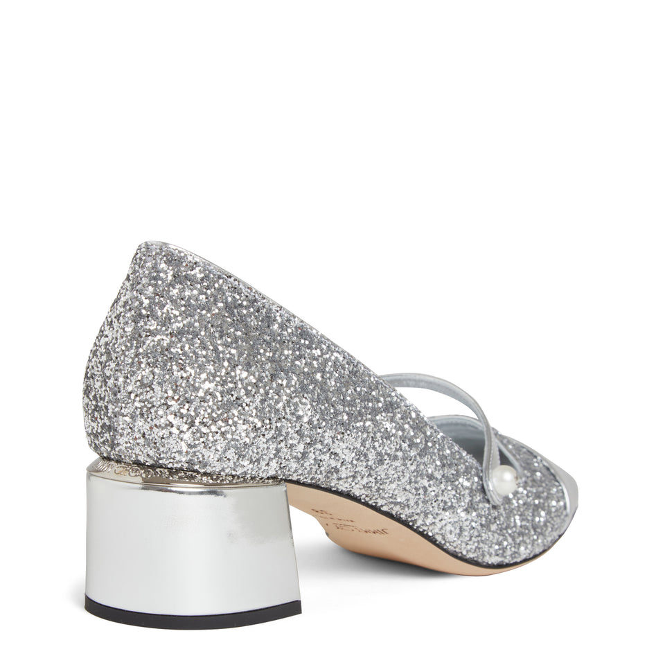 JIMMY CHOO ELISA45JBZSILVER