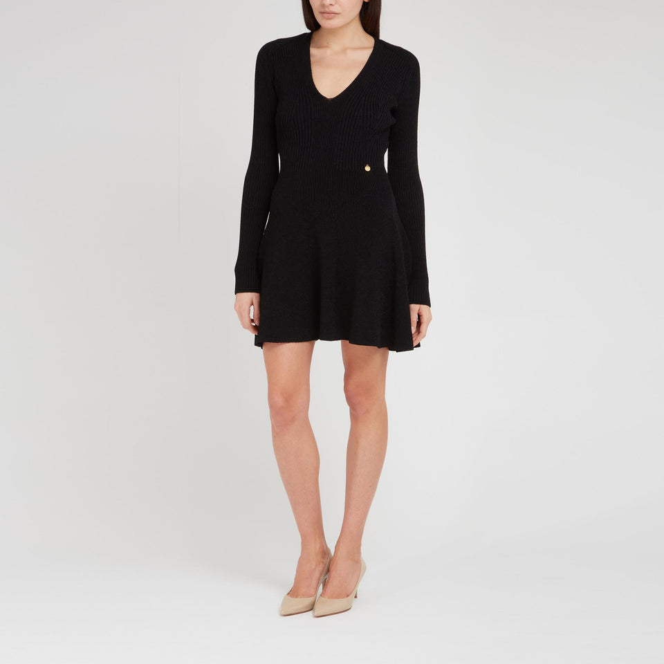 Abito in tessuto nero