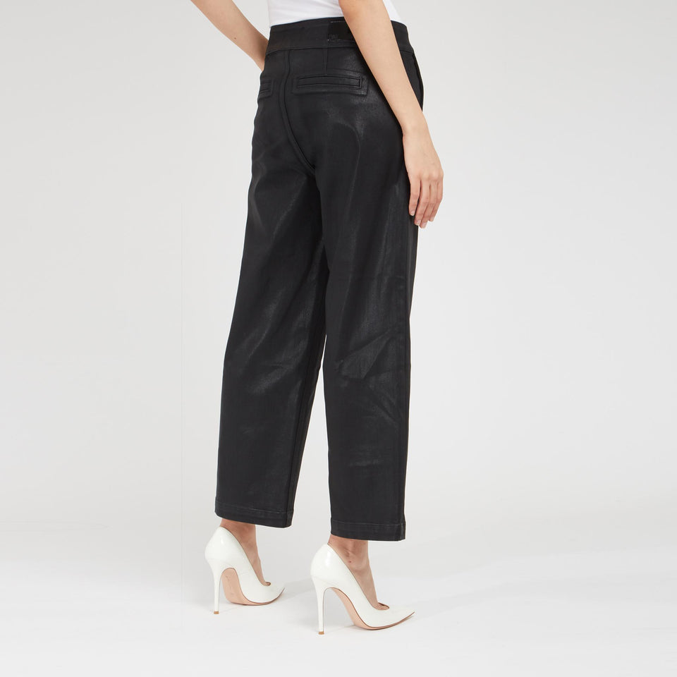 Pantelone "Nellie" in tessuto nero - GIO MORETTI