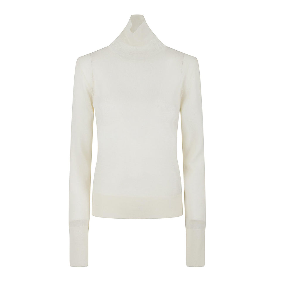 Maglia in lana bianca D475M714 EPK14800 ERMANNO SCERVINO 