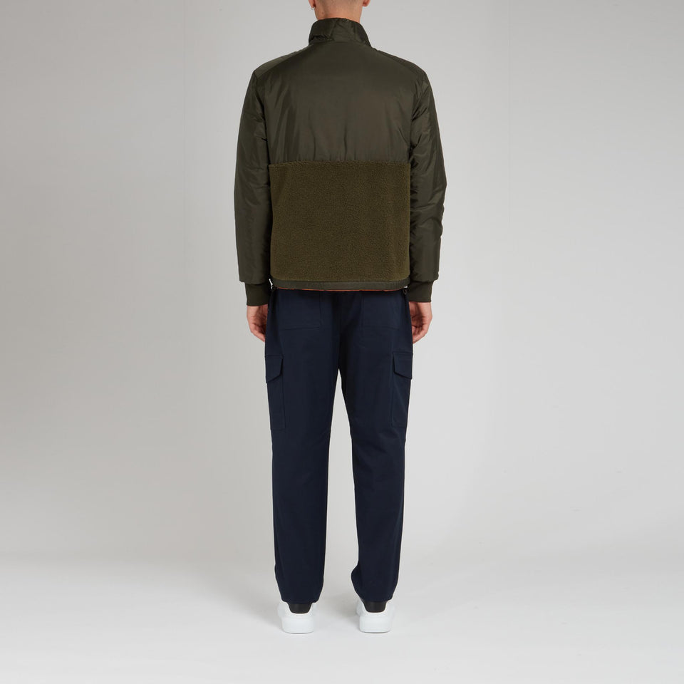 "Vallorch" jacket in green fabric