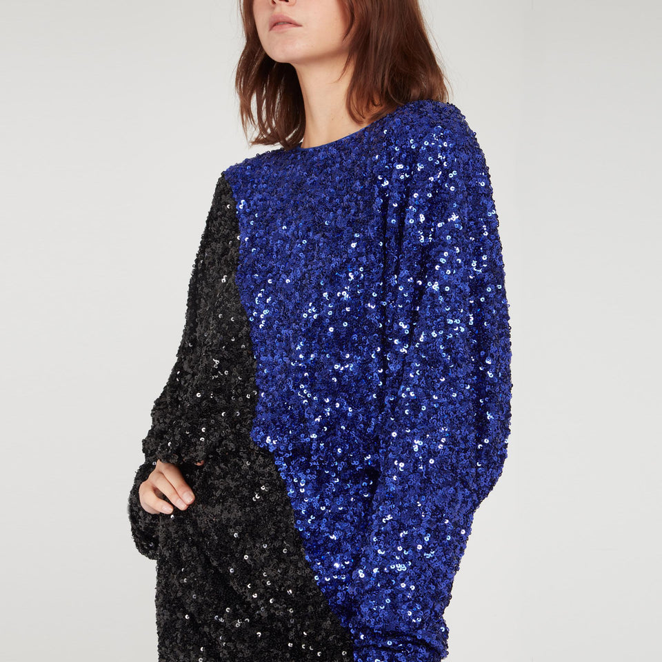 Abito in tessuto blu - GIO MORETTI