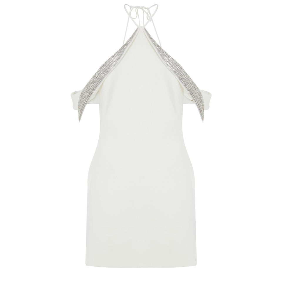 Abito in tessuto bianco