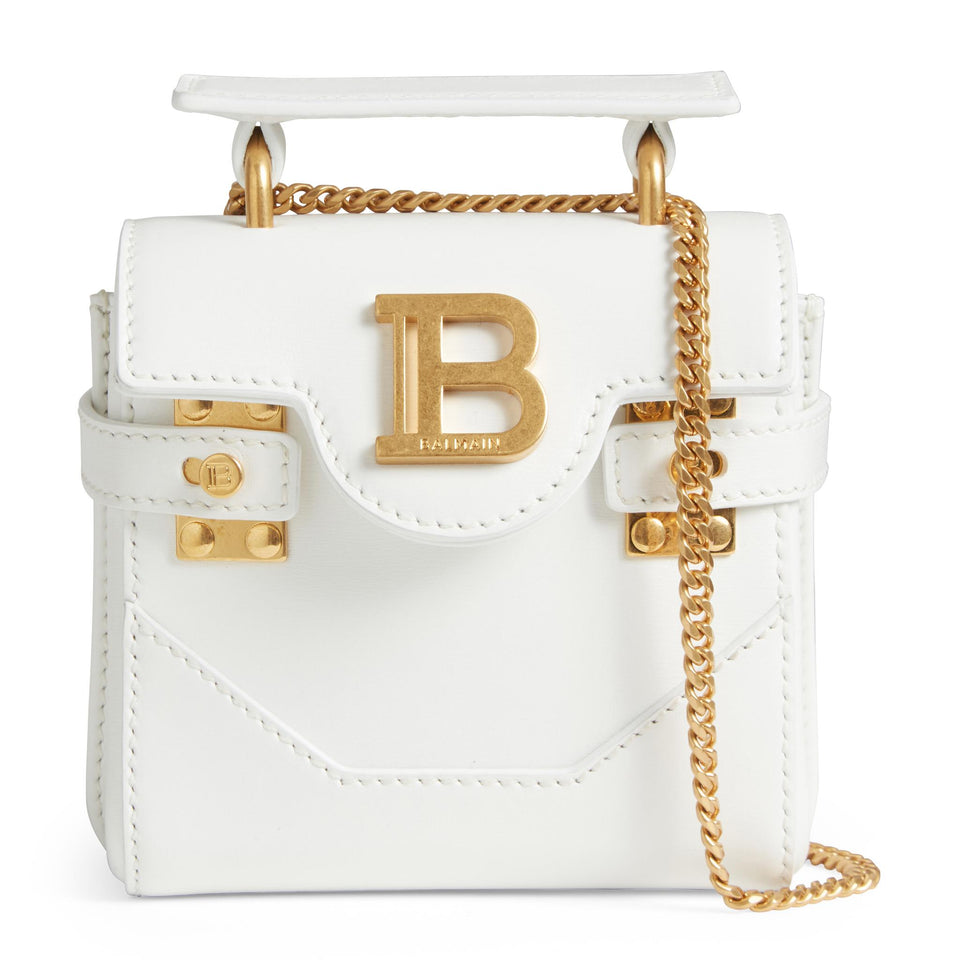 Borsa ''B-Buzz 23'' in pelle bianca