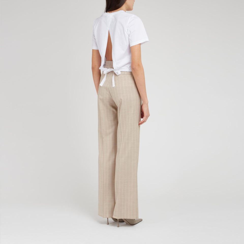 White cotton T-shirt