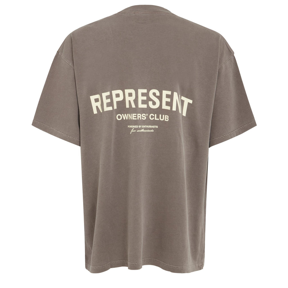 ''Owners club'' t-shirt in gray cotton
