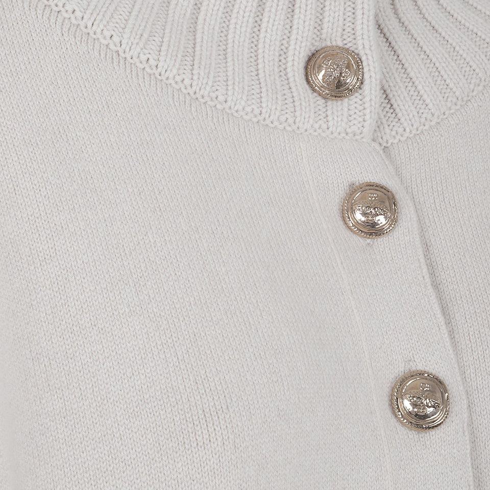 Mantella in cashmere grigia C274494 216 BARRIE 