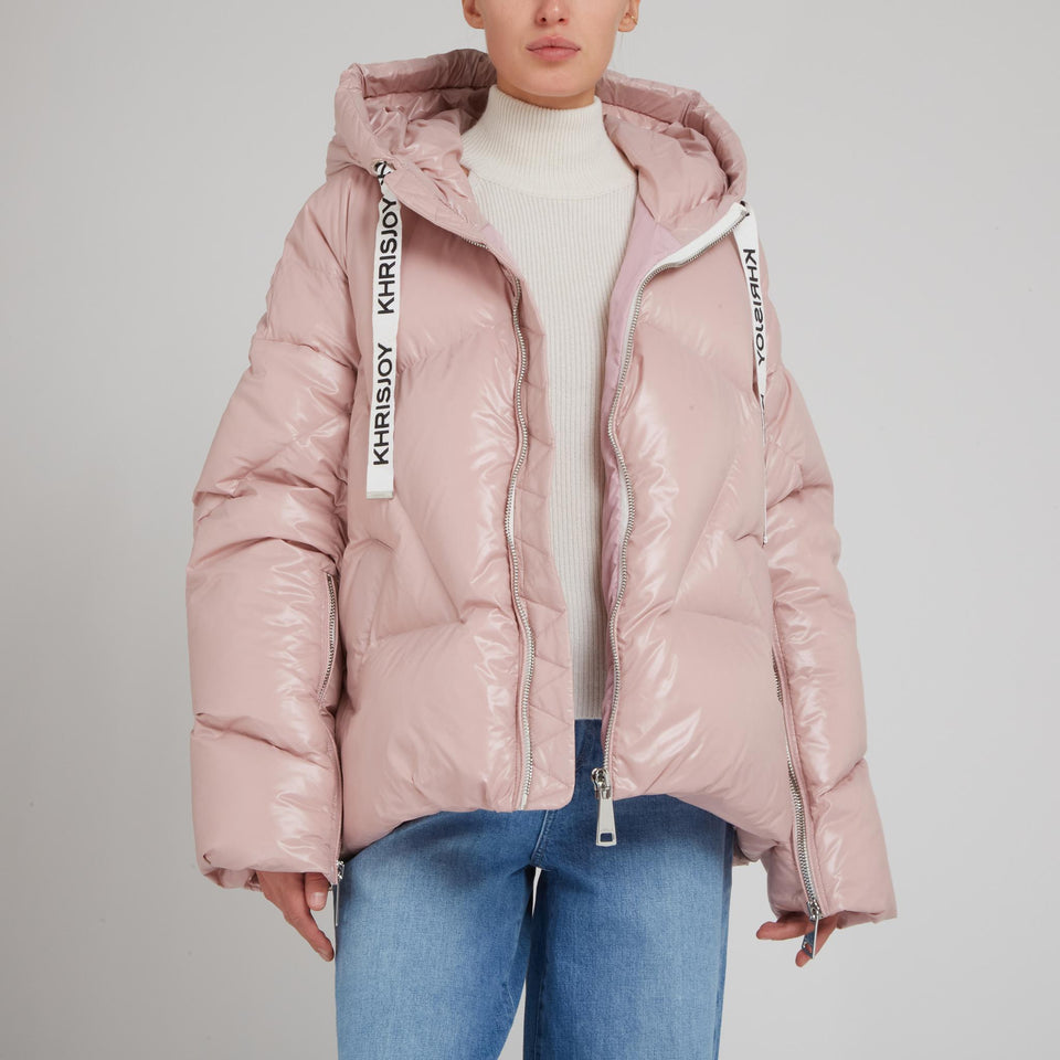 Piumino "Shy" in tessuto rosa