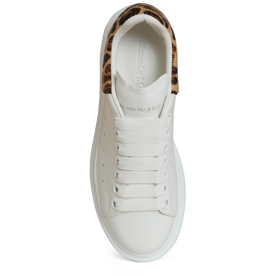 Sneakers oversize in pelle bianca 718139 WIFTI9316 ALEXANDER MCQUEEN 