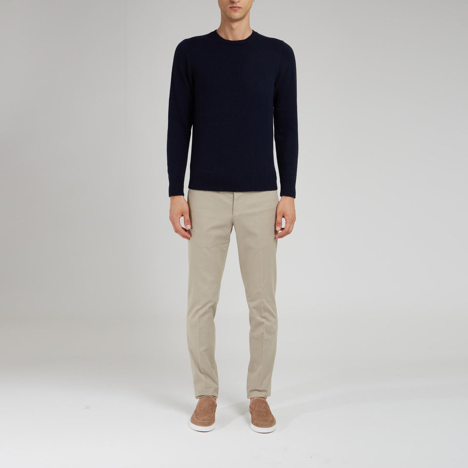 Blue cashmere sweater