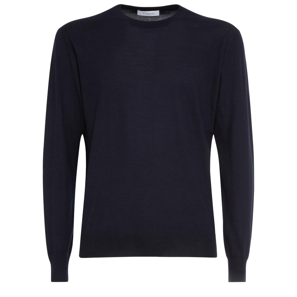 Blue cashmere sweater